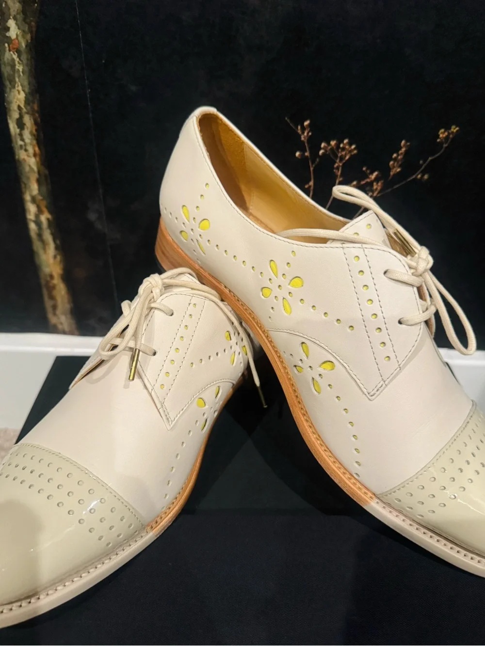 The Office Of Angela Scott cream lace